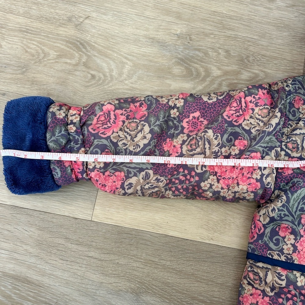 Vintage 90s French Toast floral puffer jacket - Picture 7 of 9